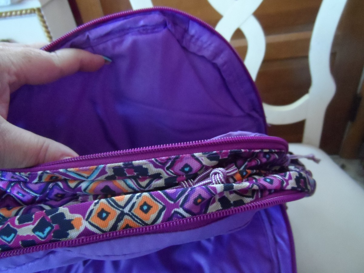 ? 2x HP! NEW Vera Bradley Lighten Up Grand Backpack - Dream Diamonds Purple Vera Bradley Bancroft Backpack - Purple Rhapsody – Lenny main image 3