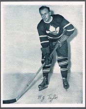1945-54 Quaker Oats Photo Toronto Maple Leafs #54 Billy Taylor/Home Still 52285