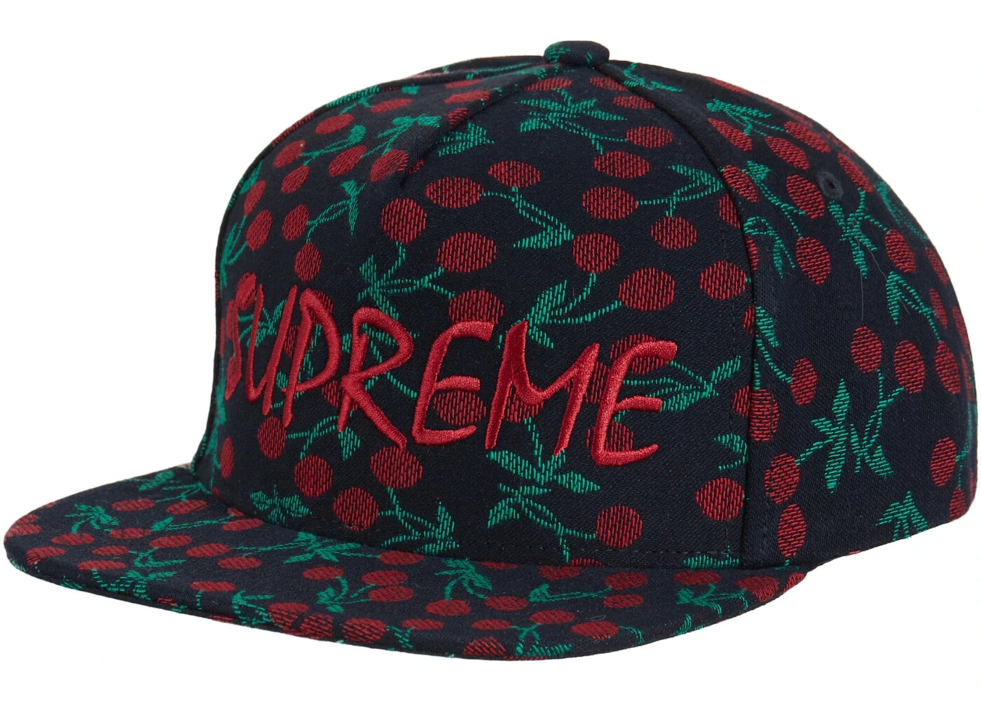 SUPREME Cerises 5 PANNEAUX CHAPEAU INDIGO Couleur Bleu SS23 Neuf