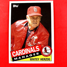 Whitey Herzog 1985 Topps Card #683 MLB St. Louis Cardinals