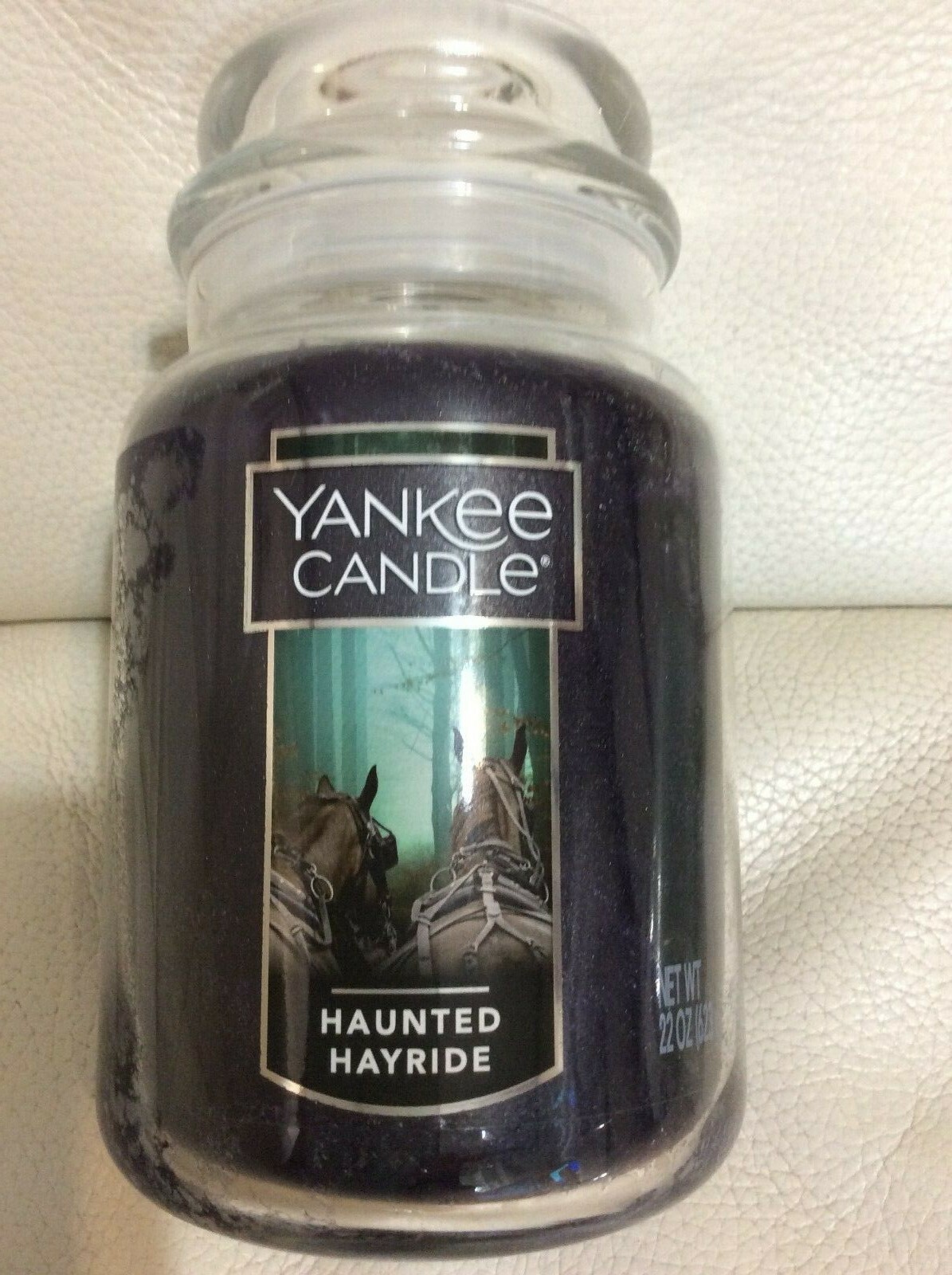 Yankee Candle Haunted Hayride Large Jar 22oz NEW Fast Free Ship