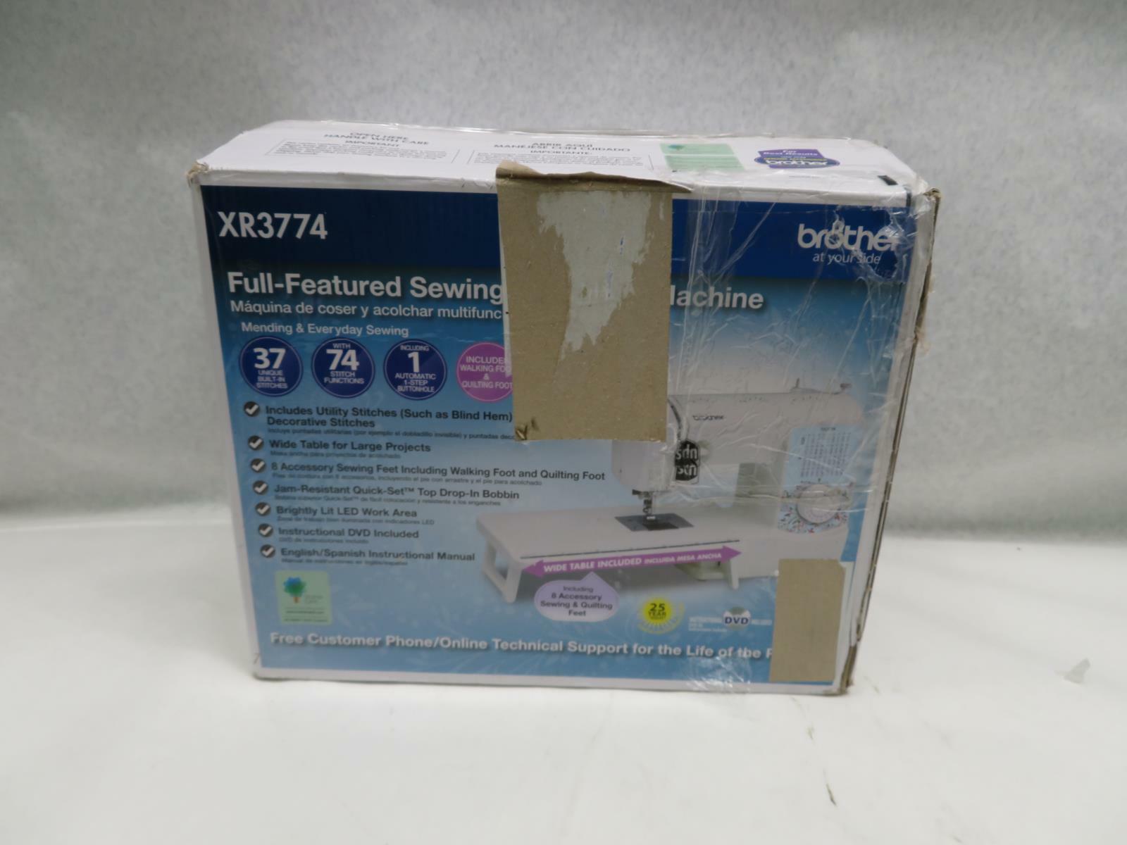 Brother Xr3774 37 Stitch Sewing And Quilting Machine With Wide Table For Sale Online Ebay