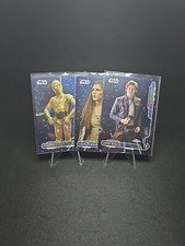 2024 Topps Chrome Star Wars- Rebel Alliance X3 Card Lot 1:8 Packs