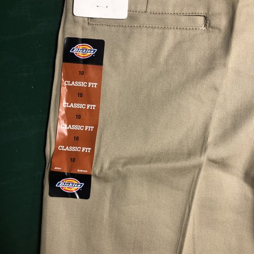 Dickies Girl’s Stretch Bermuda Classic Fit Khaki Shorts Size 10 - Picture 4 of 11