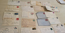 1960-70s Lot of 20 STAMPS & postcards/Letters from around the world