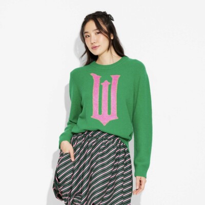 WICKED x TARGET W Graphic Sweater Green Adult XSMALL By Paul