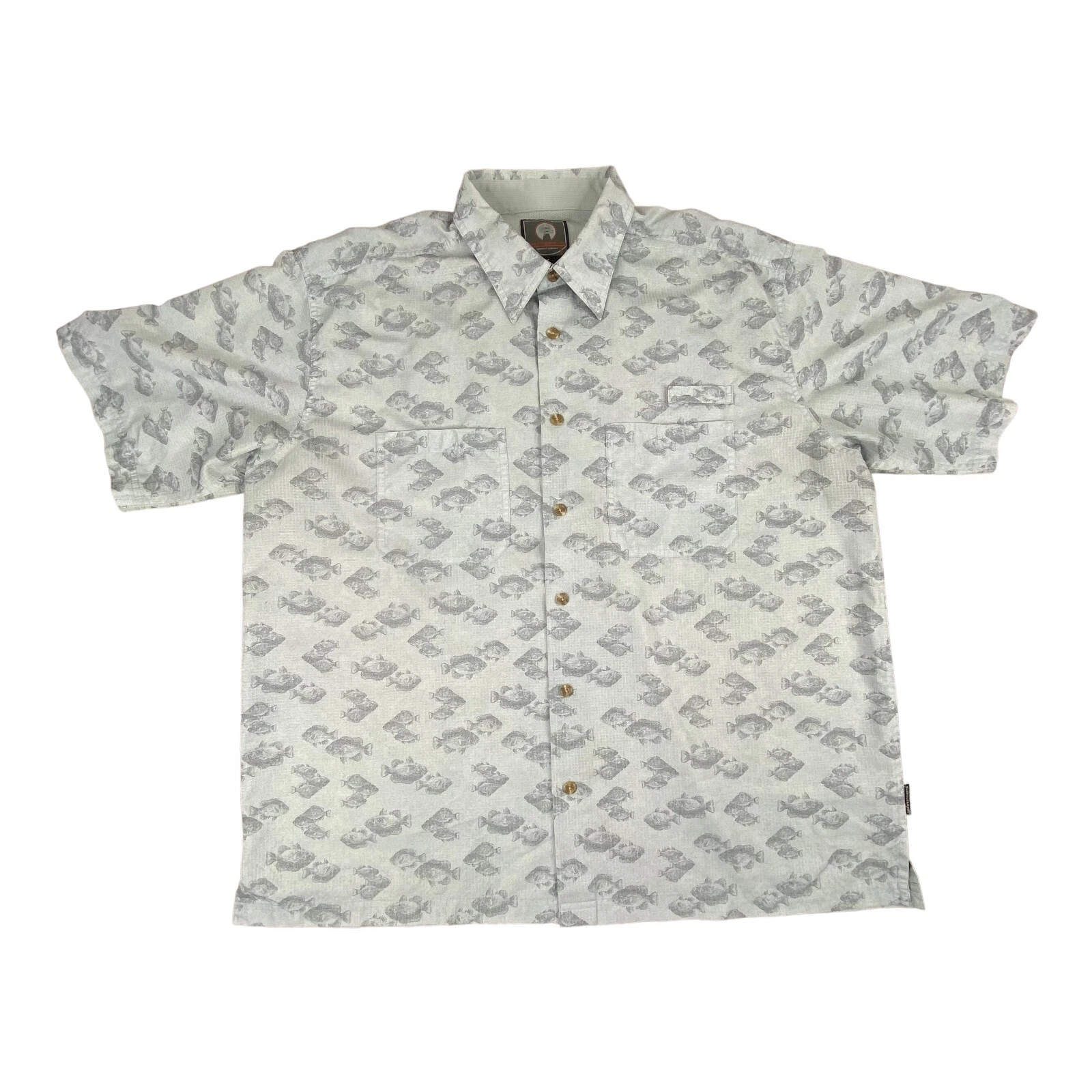 Weatherproof Mens Fishing Shirt Size XXLarge Vented Back Short Sleeve