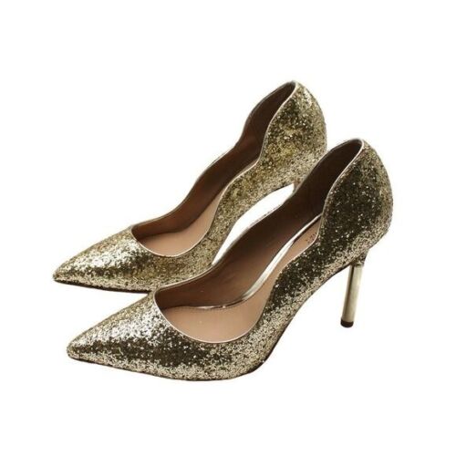 Jewel Badgley Mischka Womens Riley II Iridescent Pointed Toe Heels (Size 7) - Picture 4 of 7