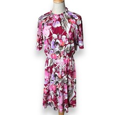Maggy London Dress Pink Floral Print Women's Sz 4 NWOT