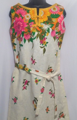 Vintage McInerny Hawaiian Togs Floral Maxi Dress Sleeveless Women's XS - Picture 8 of 12