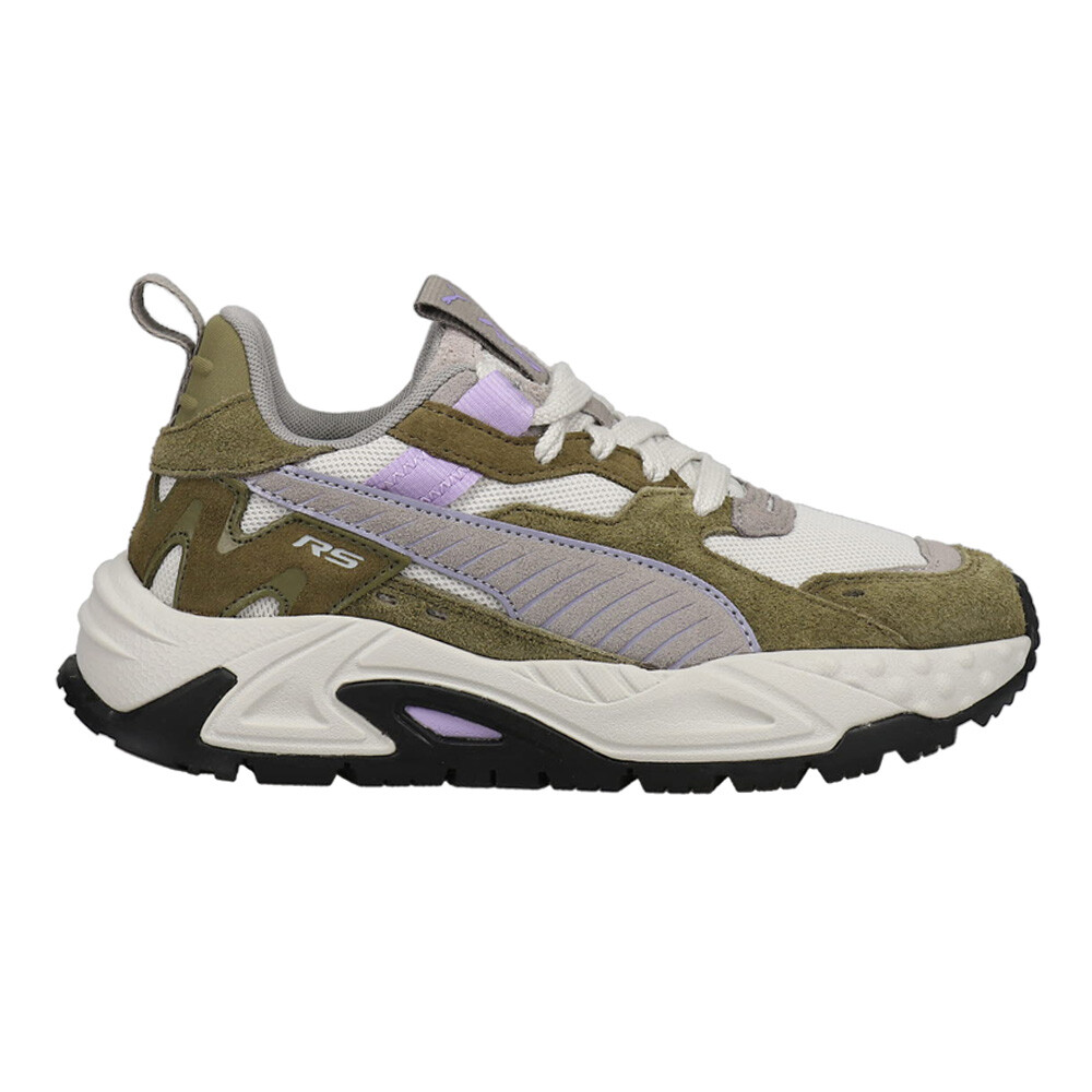 Повседневные женские кроссовки Puma RsTrck New Horizon серого цвета на шнуровке 39683704