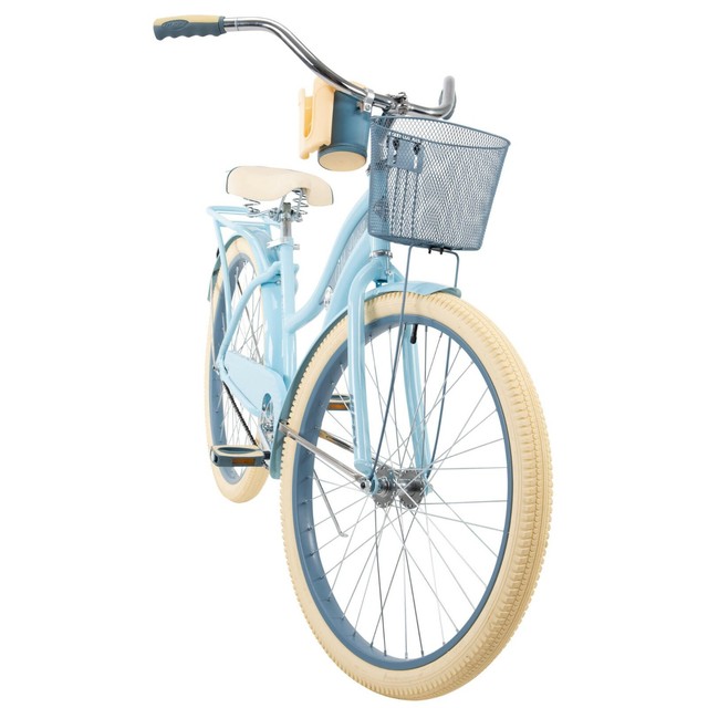 huffy 26 nel lusso womens beach cruiser bike blue