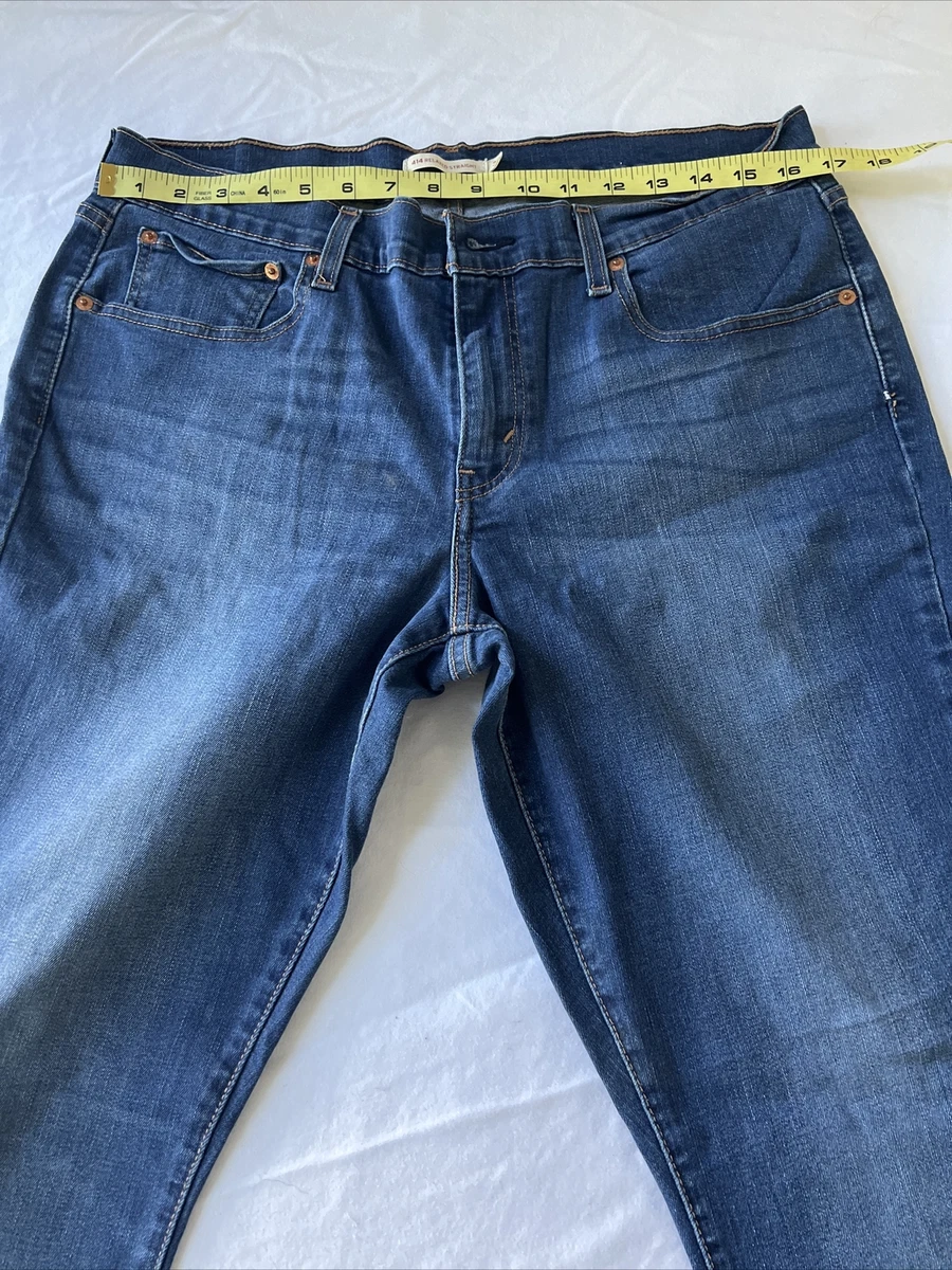 Levis 414 Relaxed Straight Women's Blue Jeans Size 32 Medium Wash