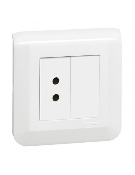 Prise poire d'appel pour goulotte de lit Legrand Mosaic 12mm