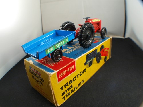 Lone Star GB Tractor Trailer Roadmaster Major Tractor RARE Farm Box Vintage - Picture 7 of 8