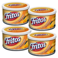 Fritos MILD CHEDDAR Flavored Cheese Dip Spread 9 Oz (4 Cans)