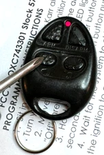 Remote keyless entry key fob OXC743301 KARR alarm car starter PF743301 control