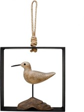 Wooden Seabird Wall Decor Hanging Nautical Decorations Solid Wood Seagull Wall S