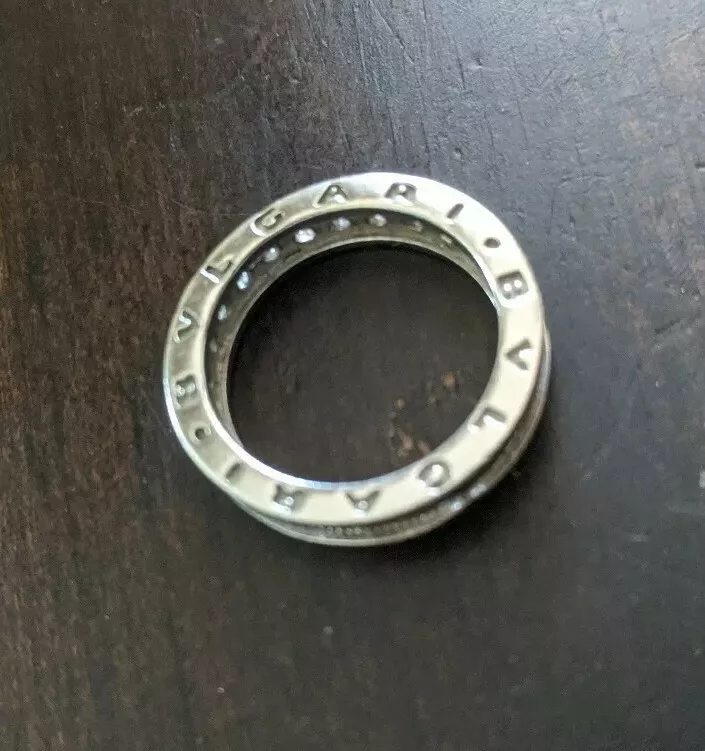 Bvlgari silver ring cheap
