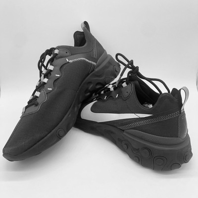 nike react element 55 black reflective