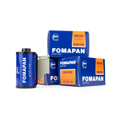 3x Fomapan 200 Creative 135-36 Kleinbildfilm s/w b/w Schwarzweissfilm 35mm