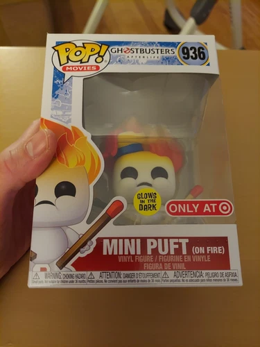 Funko Pop! Ghostbusters Afterlife Mini Puft On Fire #936 GITD TARGET READ