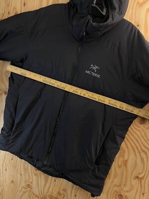 ジャケット・アウター arc'teryx atom ar hoody jacket XL Arc'teryx Mens XL - Atom AR Hoody Jacket - Black Full Zip 14648 | eBay