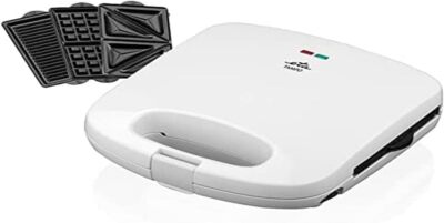 eta Sandwichmaker Tampo 700 W Grill Waffeleisen 180° aufklappbaren Platten weiß