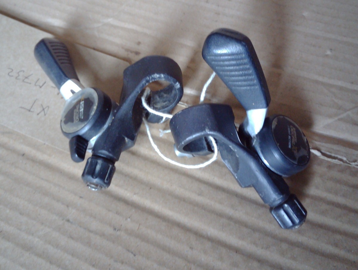 Shimano Deore XT Sl-m732 3x7 Retro MTB Thumb Shifters for sale