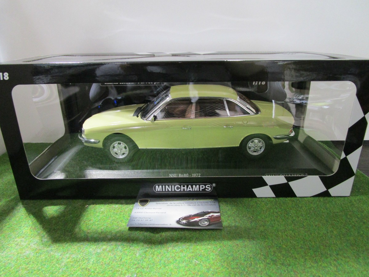 NSU Ro80 1972 corona jaune véhicule miniature 940015400 Maxichamps 1:43