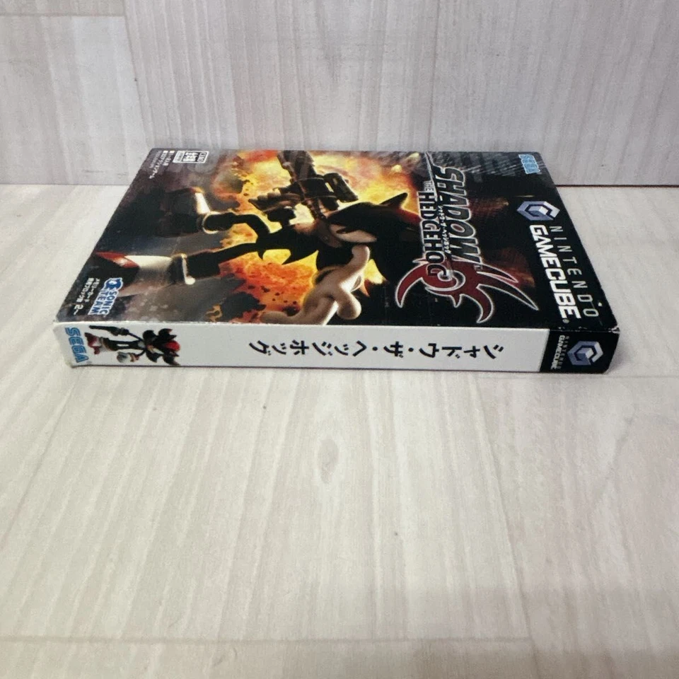 Nintendo GameCube Sonic Shadow the Hedgehog w/Box Manual Tested Good Rare Japan - Image 3 of 4