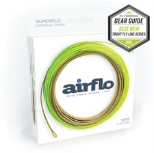 AIRFLO SUPERFLO UNIVERSAL TAPER WF-3-F #3 WT FLOATING FLY LINE IN OLIVE / CHART