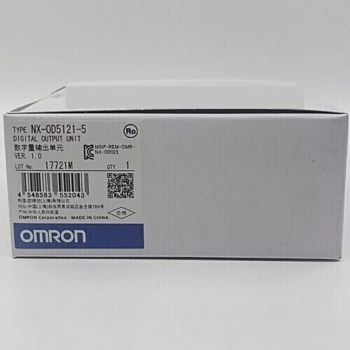 New Original Omron NX-OD5121-5 Digital Output Unit Module NXOD51215 In Box - Picture 2 of 5