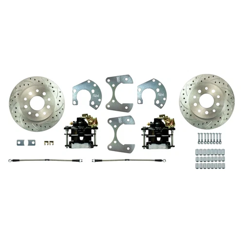 For Chevy Camaro 67 Drum-to-Disc Drilled & Slotted Rear Brake Conversion Kit