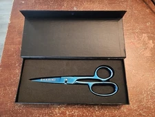 Famore Shariki Kitchen Shears Blue Anadized In Original Box 