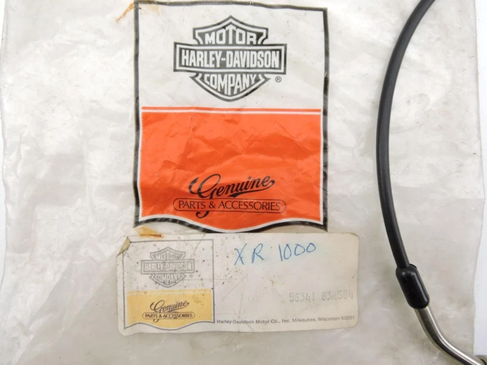 Cable carburador trasero Harley Davidson XR1000 56341-83A8584 18736RS NUEVO DE STOCK Foto 2 de 4