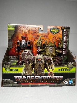 Transformers ROTB Beasts Alliance SCOURGE & PREDACON SCORPONOK Action Figures
