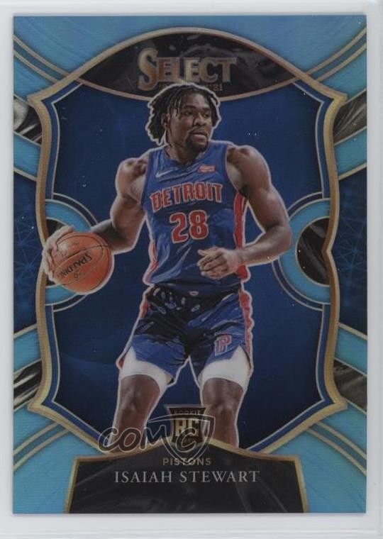 2020-21 Panini Select Concourse Light Blue Prizm 227/299 Isaiah Stewart #76 ne1
