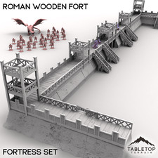 Fuerte romano de madera - Fantasía DND Dungeons and Dragons