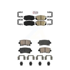 AmeriBRAKES KNF-101811 Brake Pad Sets 4-Wheel Set Front & Rear for Chevy Impala
