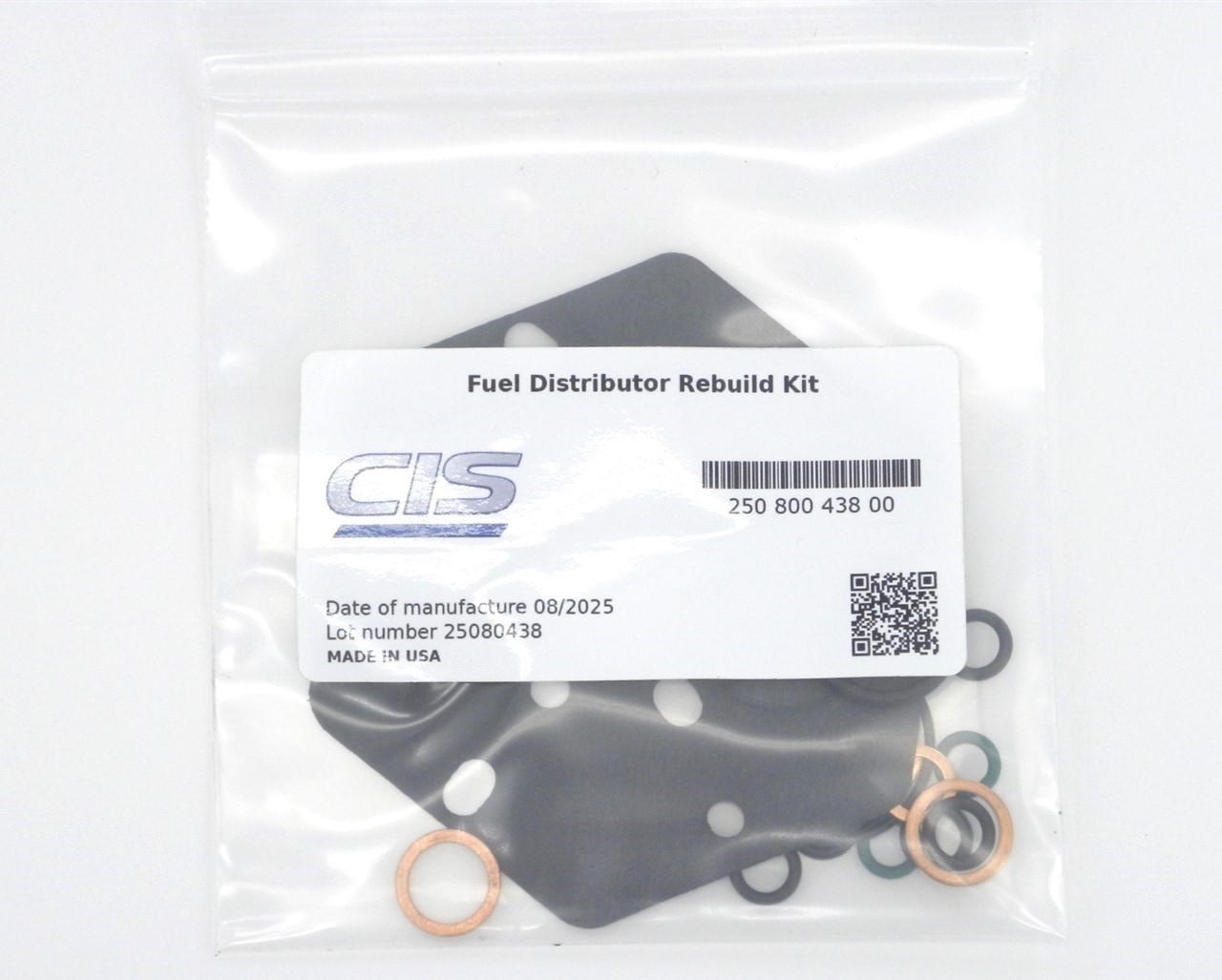 0438101024 Repair Kit for Bosch Fuel Distributor fits 85-91 Ferrari Testarossa