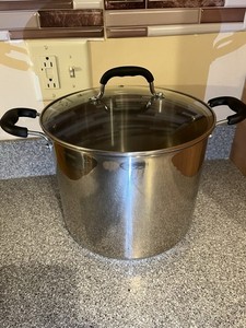 T-fal Stainless Steel, 12qt Stockpot, Silver