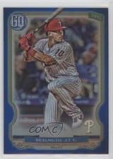 2020 Topps Gypsy Queen Box Topper Chrome Blue Refractor 67/99 JT Realmuto #2 b8h