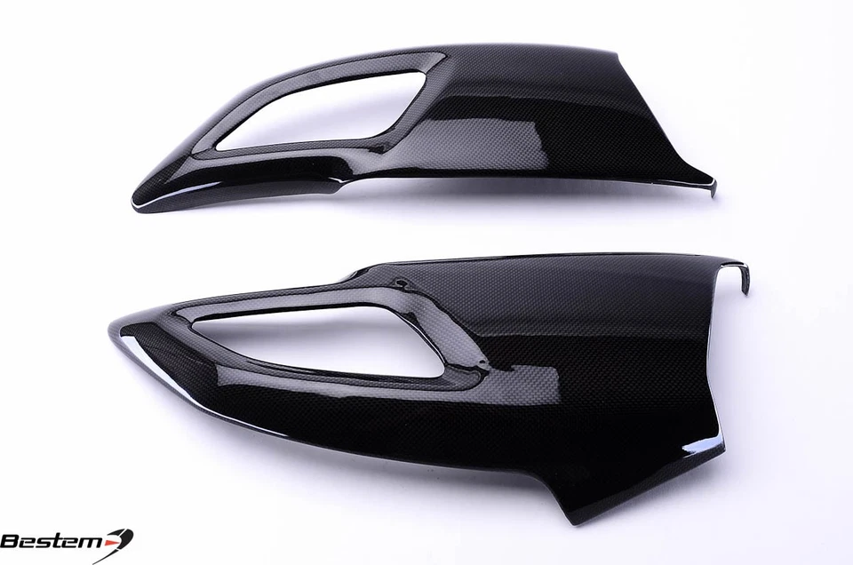 Cubierta lateral del tanque de fibra de carbono Ducati Diavel 2011-2018 carenado del panel de admisión de aire Foto 4 de 4