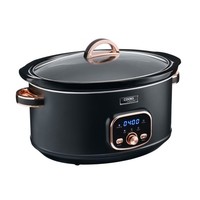 Cooks Professional Digital Slow Cooker 6.5 Litre Lid & Removable Ceramic Bowl