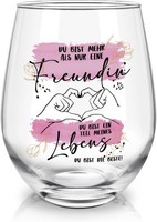 Weinglas Geschenk FüR Beste Freundin 17Oz Geburtstag Weihnachten Frauen