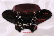 Batwing SML Windschutz Für Yamaha XV950 – Verstellbar & Getönt, Ideal Für Touren