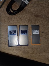 Sony Used SXS PRO 2x 8GB 1x16GB Media Card