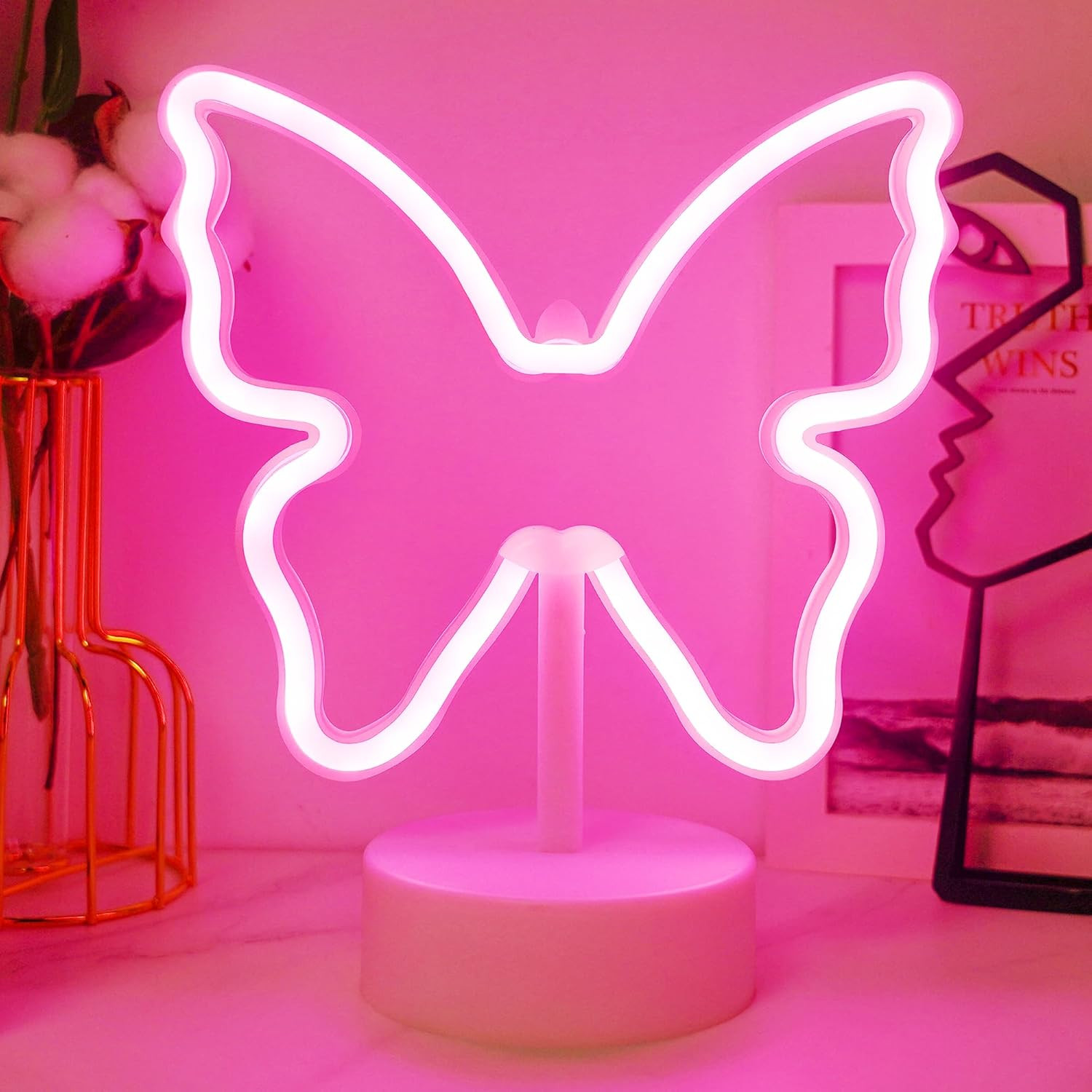 Butterfly Neon Sign LED: Luce per Estetica Camera e Postazioni Gaming