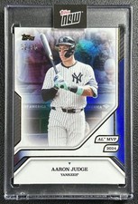 AARON JUDGE 2025 TOPPS MVP COLLECTION BASEBALL #38 BLUE FOIL 32/35 YANKEES